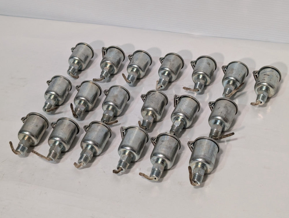 Lot of 19 Gits Bros Manufacturing Flip Top Press Fit Oiler Oil Cup, 2-1/2" Tall