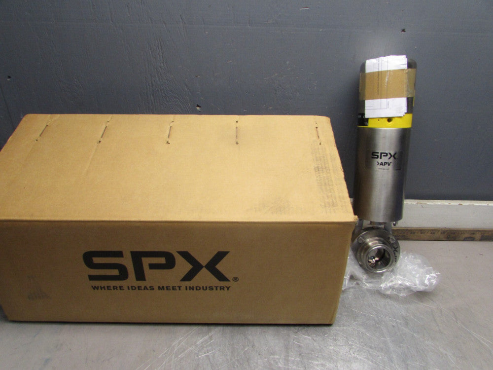 NEW! SPX WM20001054, 2" BUTTERFLY VALVE, w/ CONTROL TOP,  200BVP, S-LINE, NIB!