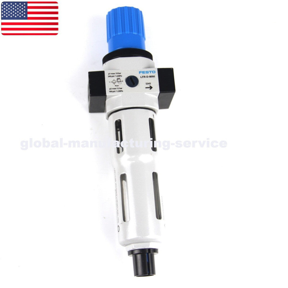 One Brand New Festo LFR-1/4-D-O-MINI 162687 Pressure Relief Valve - US Stock