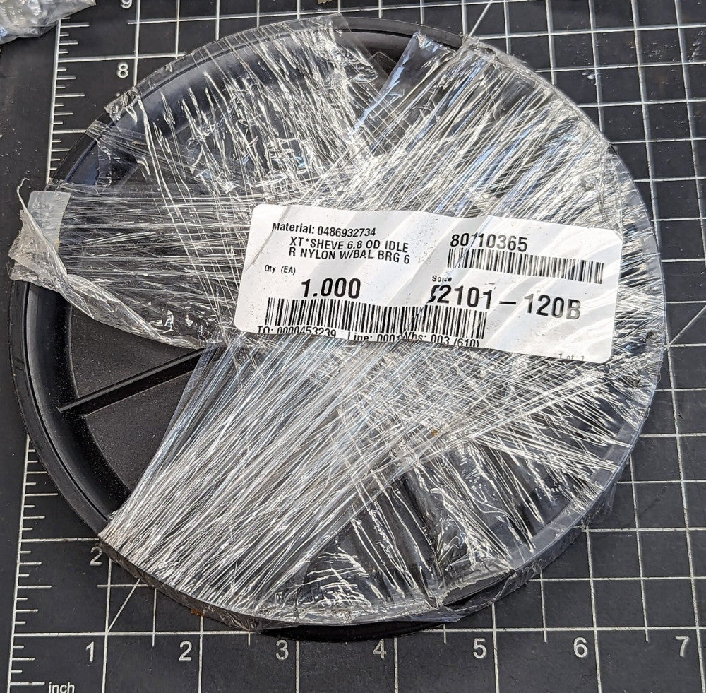 6.8” O.D.  X 11/16” I.D. Bearing Fenner Nylon Sheeve Idler  0486932734 XT [B2B2]