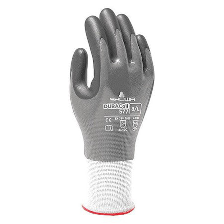 Showa 577M-07-V Cut Resistant Coated Gloves, Cut Level A3 ,Foam Nitrile ,Smooth