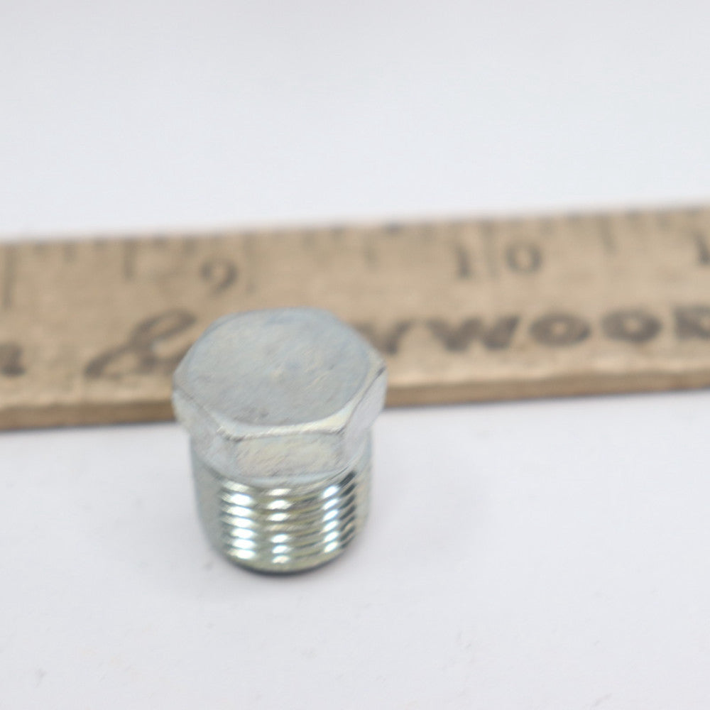Hex Head Plug Male NPT Class 3000 304 Stainless Steel 3/8"