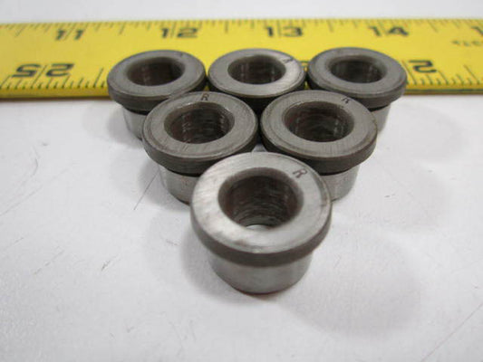 (H36-5) "R" x 9/16 x 5/16" Head Press Drill Bushings NEW - Lot of 6 