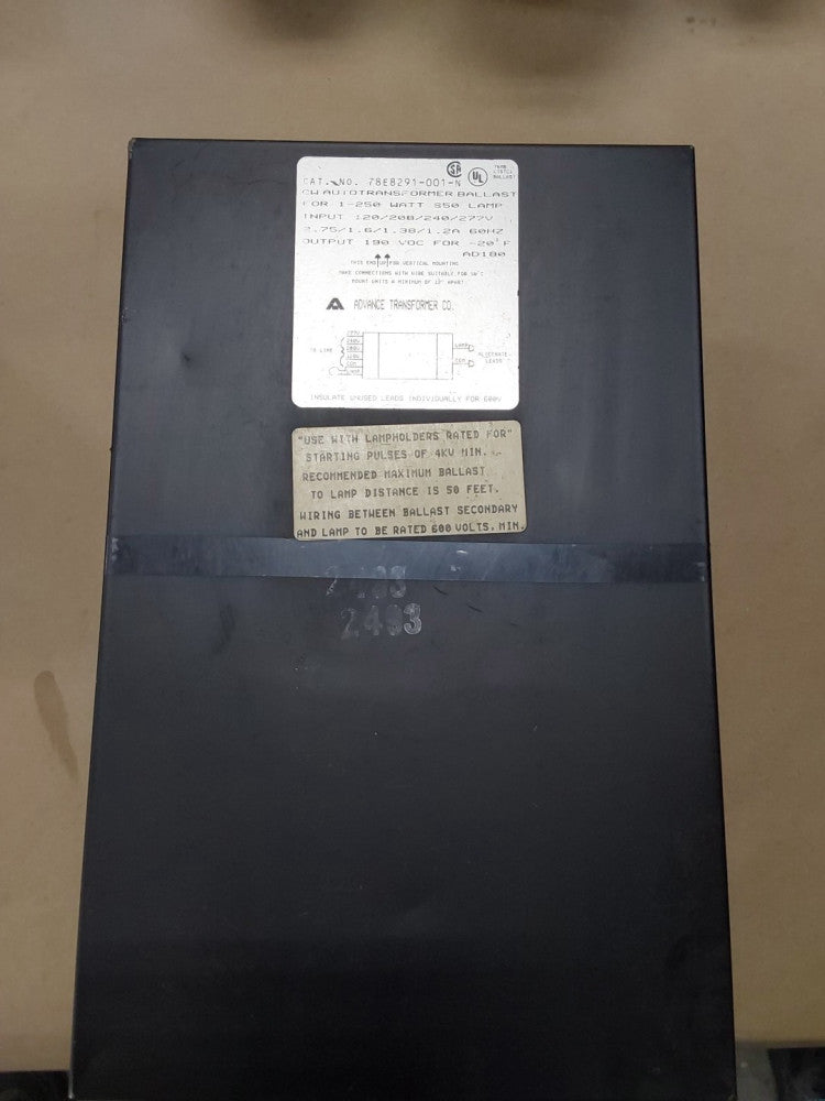 ADVANCE 78E8291-001-N400W M59 Metal Halide Enclosed Ballast 120-277V