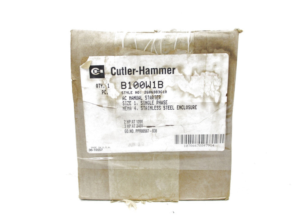 CUTLER HAMMER B100W1B NSFS