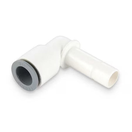 Parker 6382 60 56Wp2 Fractional Plastic Push-To-Connect Fitting, Polymer, White