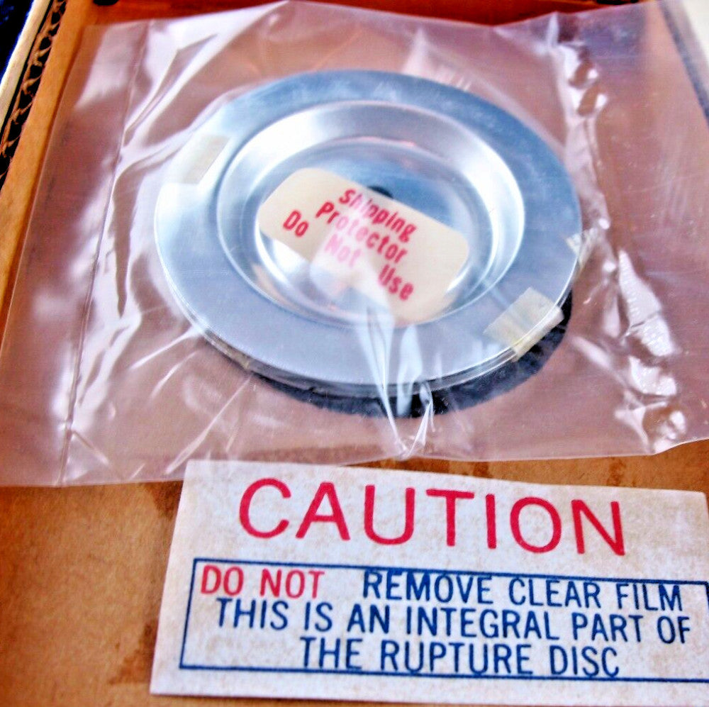 1” Rupture Disc 80 PSIG @ 100˚ F TYPE CDC-R MILITARY Greenfield [B2B4]
