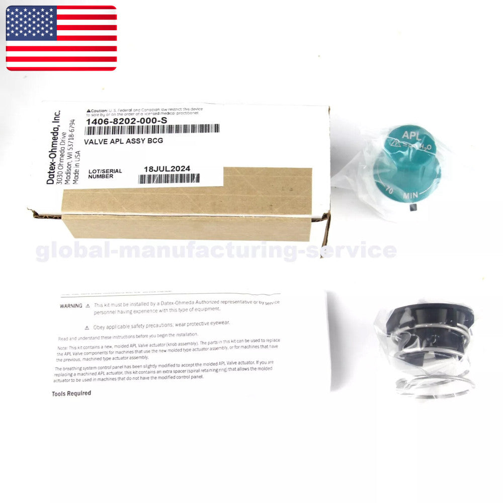 New Genuine DATEX-OHMEDA 1406-8202-000-S APL Valve - US Stock