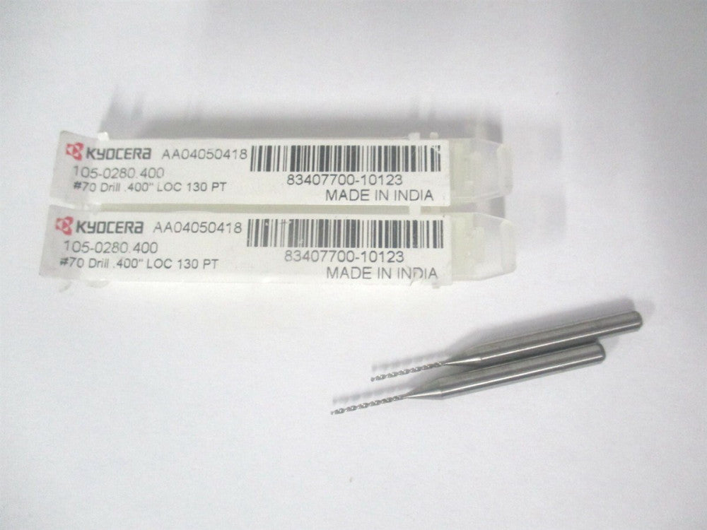 SGS (07303) #70 1/8" x 1-1/2" OAL Regular Spiral Circuit Board Drill Bit - Qty 2