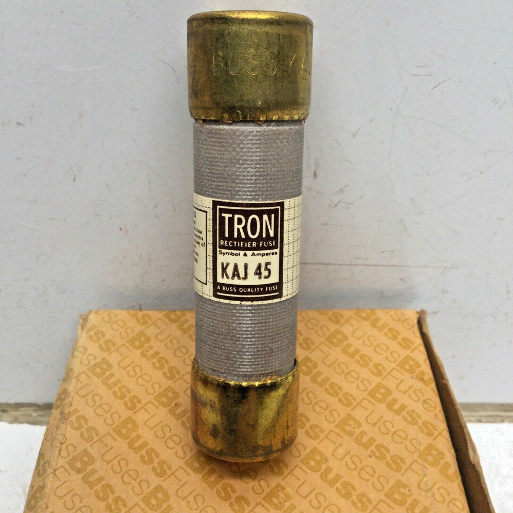 BUSSMANN BUSS TRON KAJ 45 Rectifier Fuse 45 AMP 600VAC KAJ45