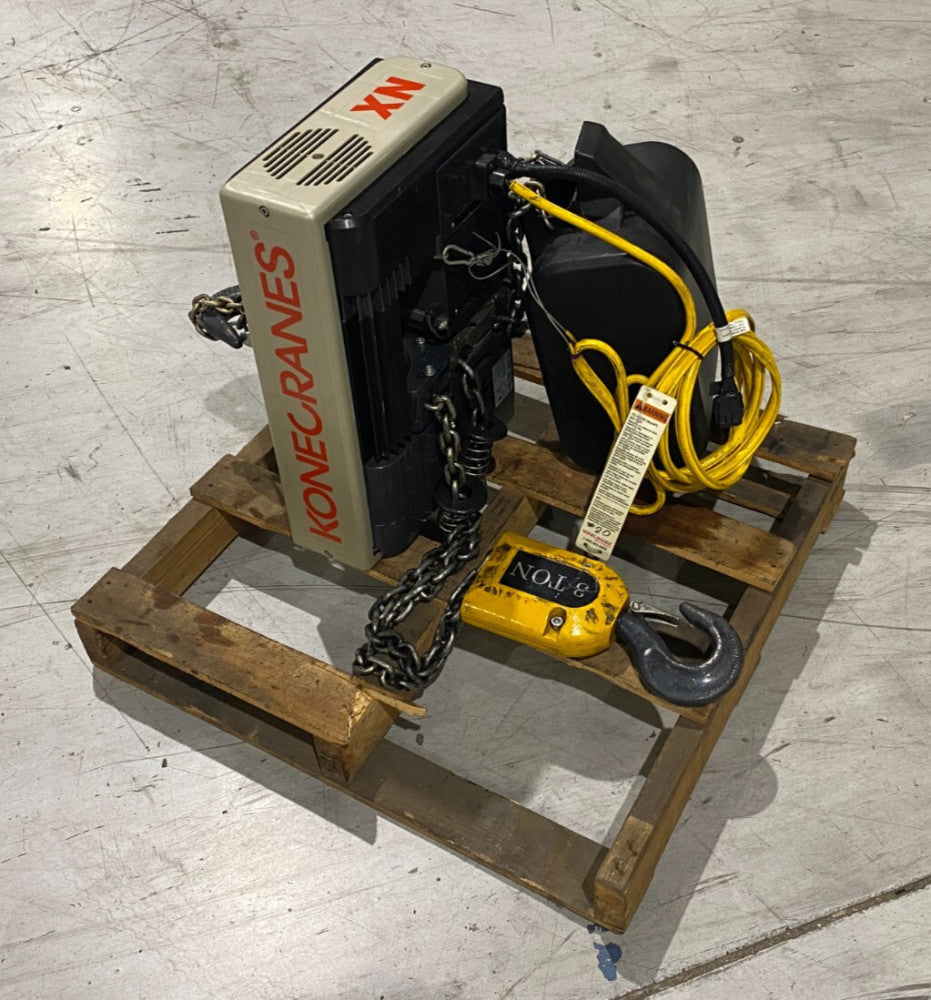 Konecranes XN16300018T16T2C Electric Chain Hoist 3-Ton Capacity 2-Falls 3-Phase