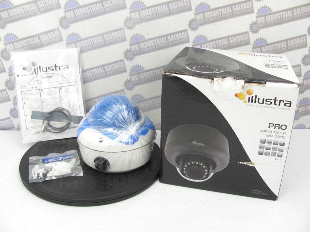 TYCO - IPS03-D3-OCWIT - True WDR 3 MP IR MiniDome Camera, 9-22mm (NEW in BOX)