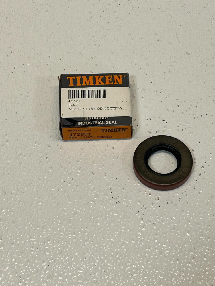 Timken 472951 ; .937 x 1.754 x .372 Oil Seal (BD)