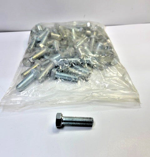 1/2IN-13 X 1 3/4IN ZINC PLATED HEX CAP SCREWS (LOT OF 84)