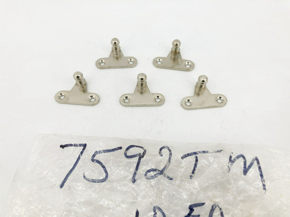 Lot of 5 New Stabilus 7592TM Flat Brackets With Ballstud F Max 350N