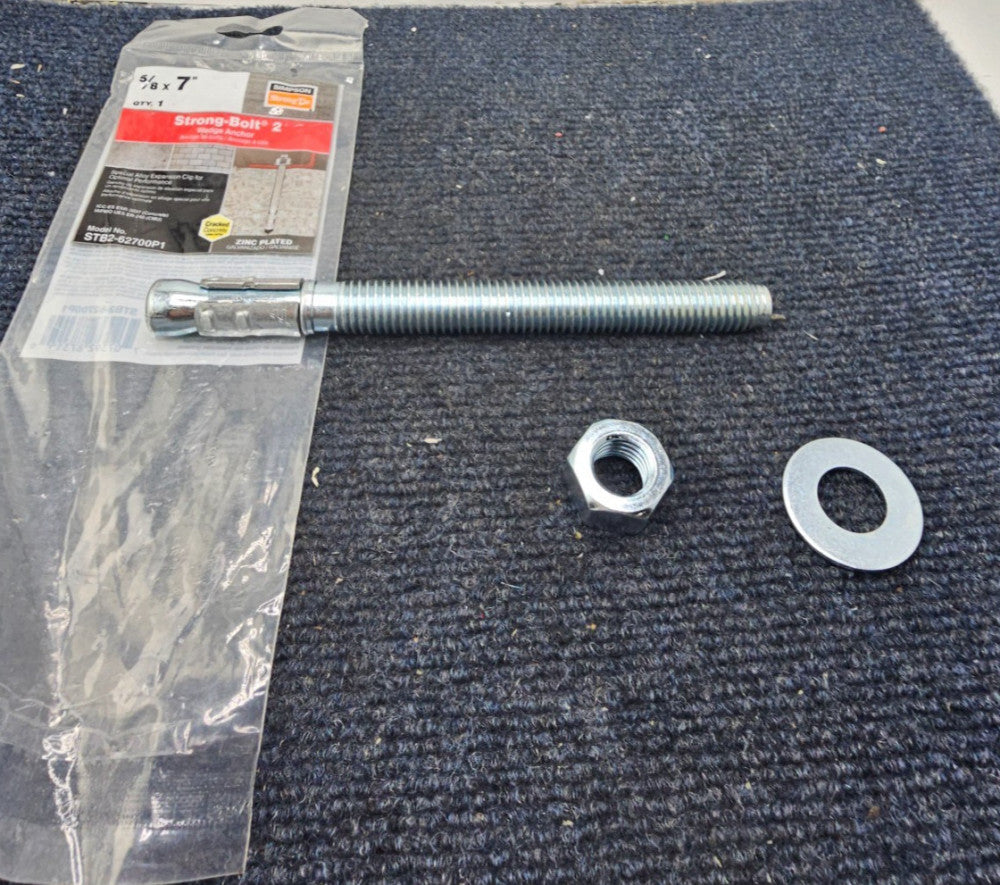 (QTY 3) Simpson Strong-Tie STB2-62700P1: 5/8 x 7" Strong-Bolt 2 Wedge Anchor