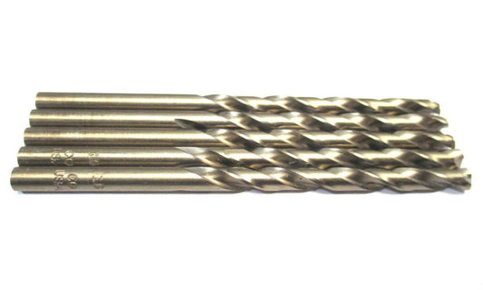 (04138574) #10 3/16 x 2-7/16 x 3-5/8 RH Cobalt Split Point Jobber Drill - 5 PC