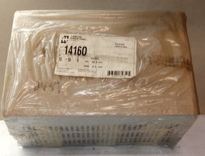 NEW HAMMOND VENTED ELECTRICAL ENCLOSURE 15 X 10 X 8 CAT# 14160