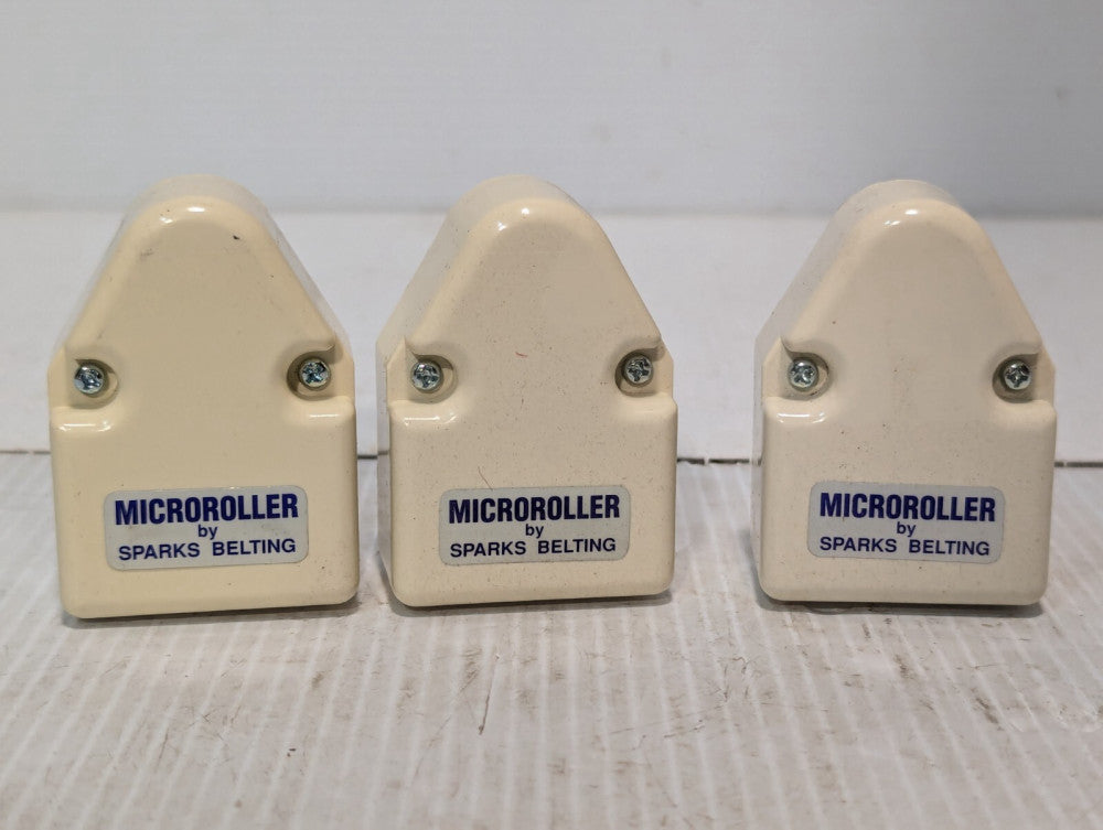 Lot of 3 Sparks Belting Microroller Endcap for Conveyer
