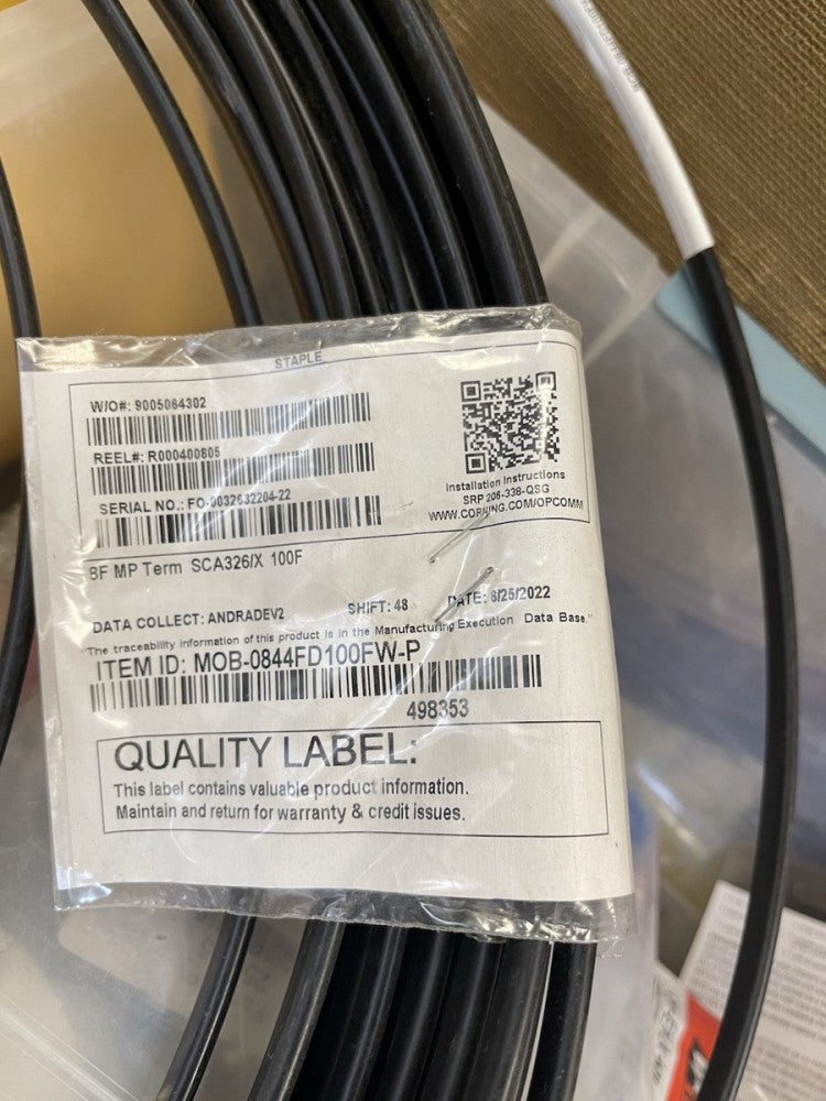 CORNING OptiSheath MTB-0844FD100FW-P Stubbed Multi-Port Terminal With OptiTip