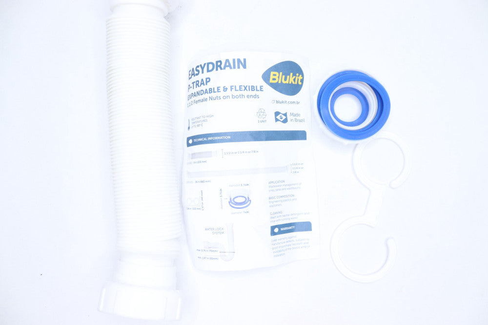 EasyDrain P-Trap Pipe Expandable & Flexible 1-1/2" 