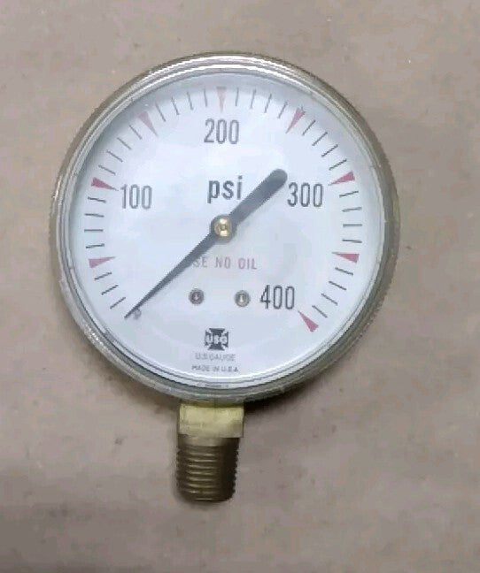 AMETEK US Gauge 2 1/2 ” Pressure Gauge 0-400 PSI  P602 047923 F104