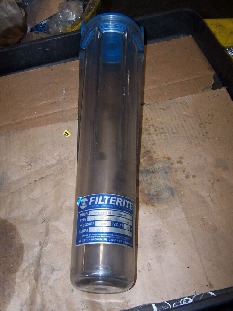 NEW FILTERITE 910089-000 AIR FILTER HOUSING PLASTIC 3/4" NPT 100 PSI LM020UP-3/4