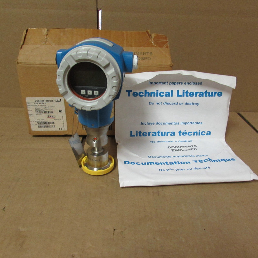 ENDRESS+HAUSER PMP75-1HE00/101 CERABAR S PRESSURE SENSOR NIB, MAKE OFFER!!