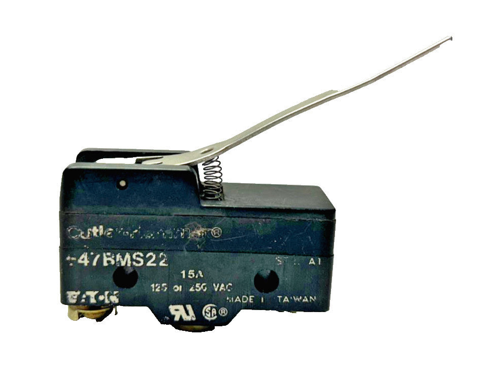 CUTLER HAMMER LIMIT SWITCH ROLLER E47BMS22 125/250 VAC 15A