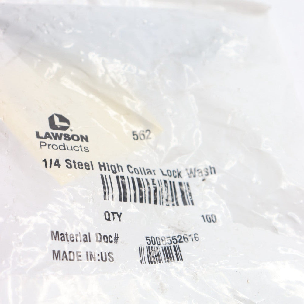 (10-Pk) Lawson Lock Washer High Collar Steel 1/4" 562