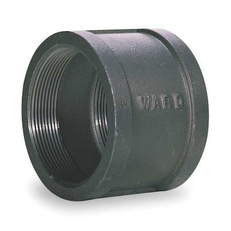 Zoro Select 2Wu60 Coupling Coupling, 3" Pipe, Fnpt, Malleable Iron, Class 150
