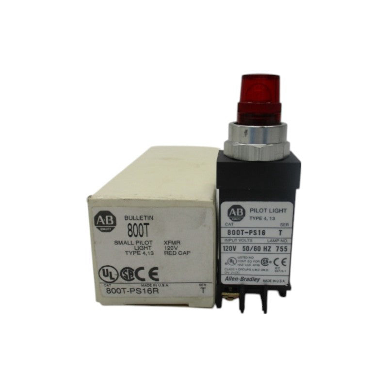 ALLEN BRADLEY 800T-PS16R SER. T 120V (WH) NSMP