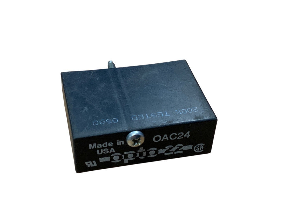 2 PCS Opto 22 mount OAC24 18-32VDC input, 3A 120V AC Output Relay Crouzet.