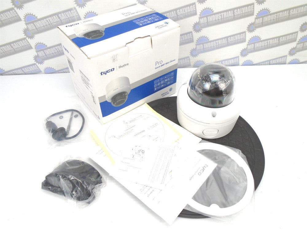 TYCO - IPS08-D14-OI04 - 8 MP Mini Dome NETWORK IR 4K CAMERA 6-22mm Built in "AI"
