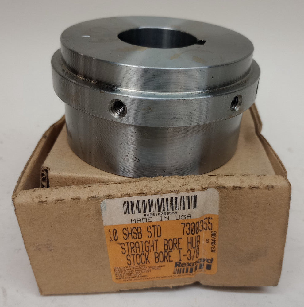 Rexnord 7300355 Straight Bore Hub 10 SHSB STD 1-3/8" Bore
