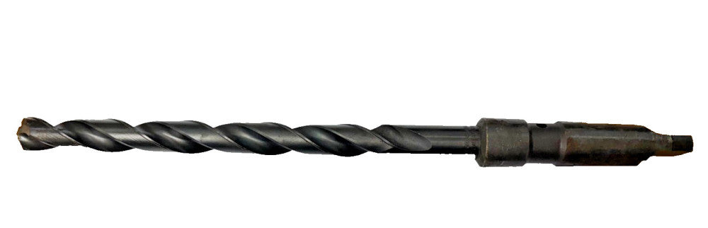 GEORGE WHALLEY #3 MORSE TAPER SHANK DRILL BIT, OAL 12-3/4"