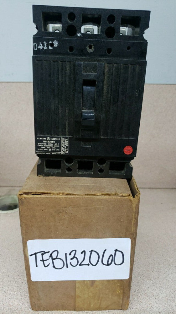 GE TEB132060 60-Amp 3-Pole 240VAC circuit breaker - NEW TAKE OUT