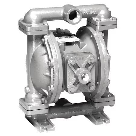 Sandpiper S1fb1sbwans000. Double Diaphragm Pump, Stainless Steel, Air Operated,