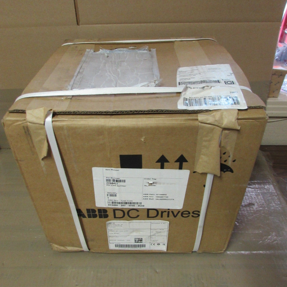ABB DC DRIVE DCS880-S02-0200-05X0 125HP 196A, FACTORY SEALED! MAKE OFFER !!