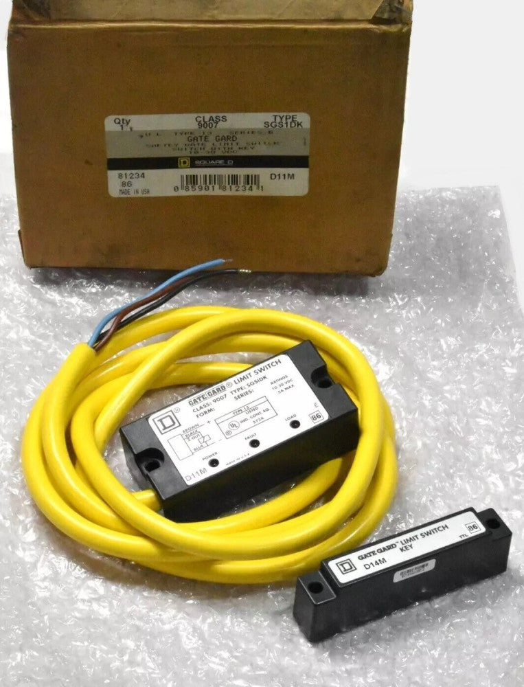 Square D 9007-SGS1DK Gate Guard Limit Switch with Key 9007-SGSIDK