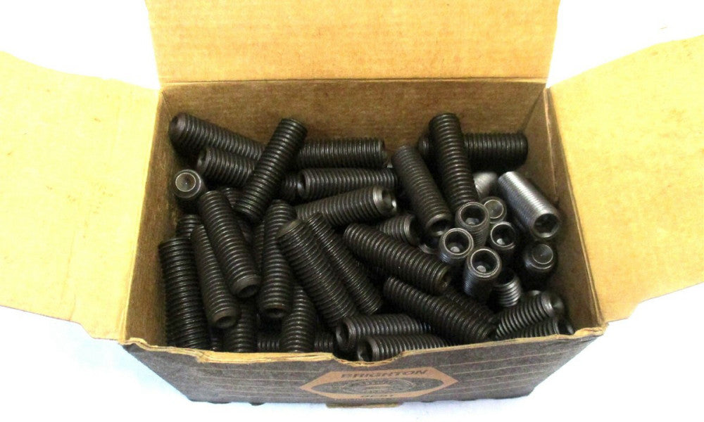 Brighton (533154) M10x1.50 Coarse 35mm OAL 5mm Hex cup Point Set Screw - 100 QTY