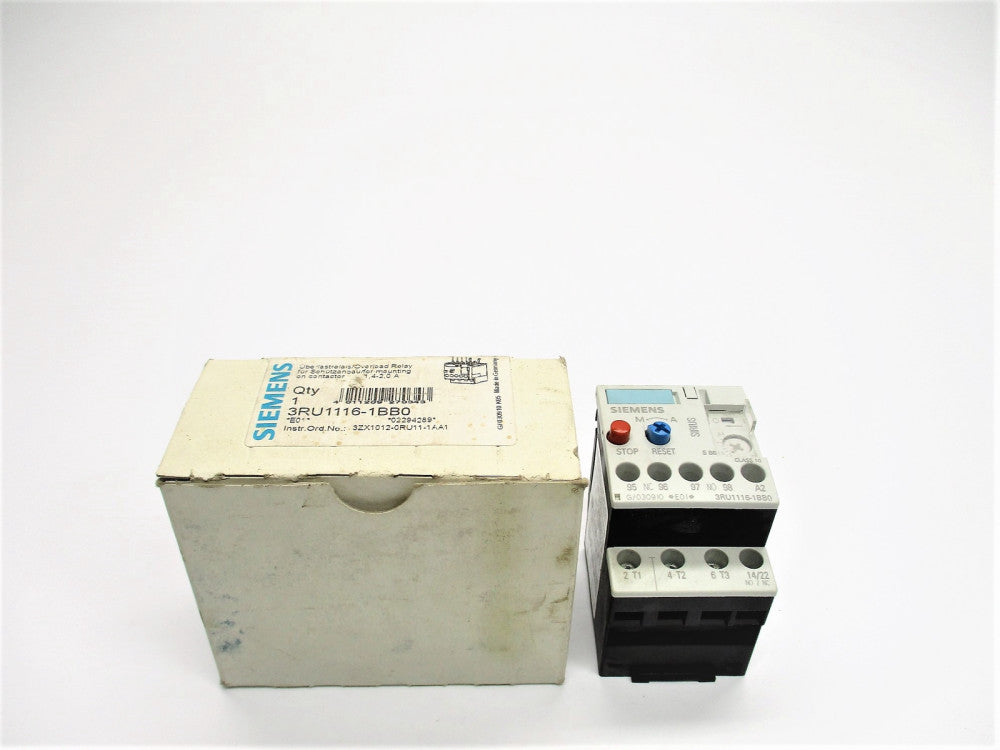 SIEMENS 3RU1116-1BB0 1.4-2.0A NSMP