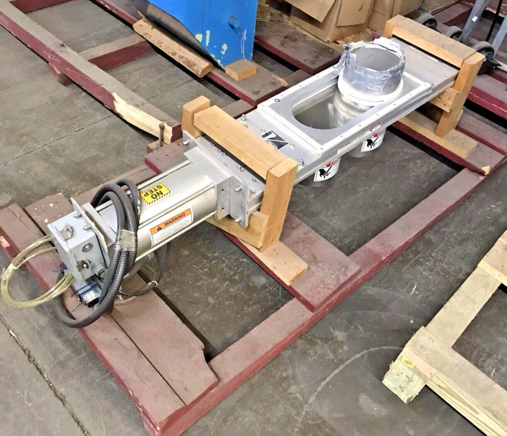 Vortex T8-2SSY-FS1-MG DiverteGate Valve 8" w/ DAC60ACM Pneumatic Cylinder 250PSI