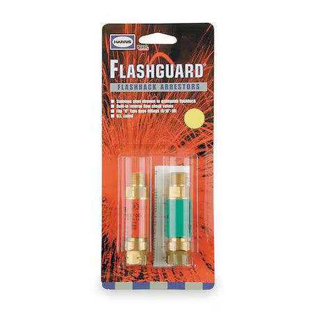 Harris 88-5Fbr-R & L Flashback Arrestor, Regulator, Oxy/Fuel