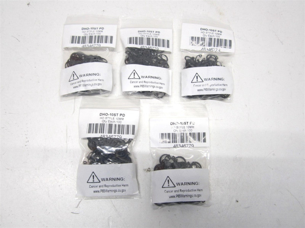 Rotor Clip (DHO-10ST PD) 10mm Spring Steel Snap Retaining Ring 100ct - Lot of 5 