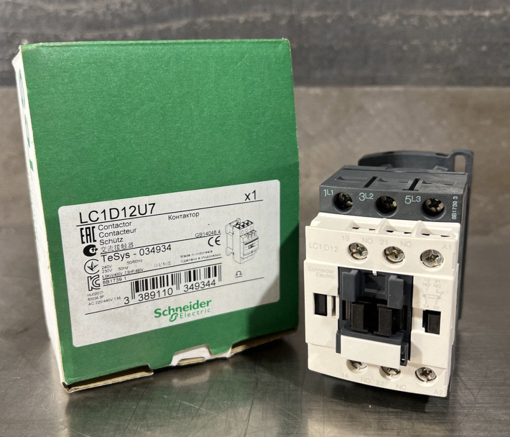 Nos Surplus SCHNEIDER LC1D12U7 230/240V NSNP