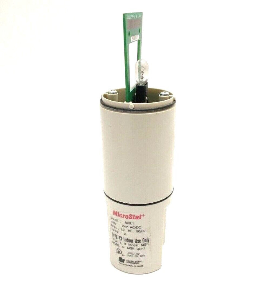 MicroStat MSL1 Ser. A Status Indicator Stack Light MISSING DOME/TOP