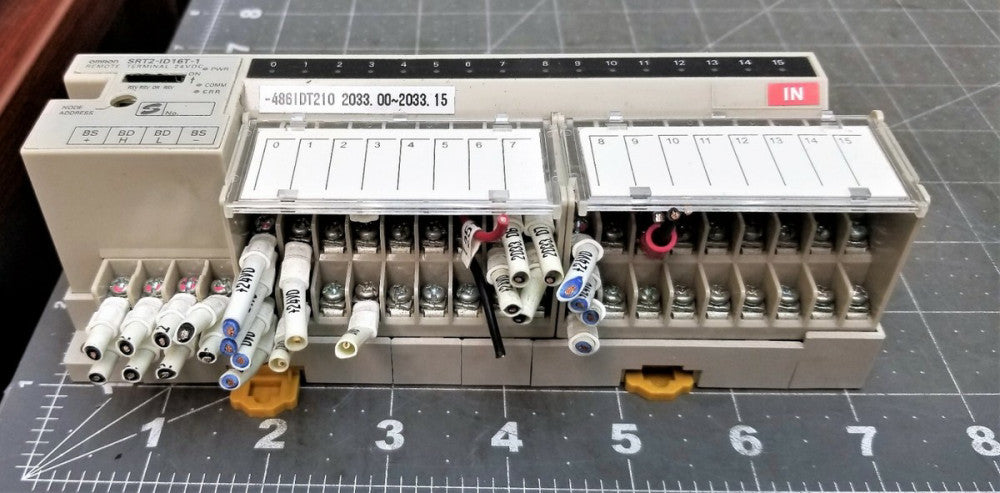 Omron SRT2-ID16T-1 16 Point Input Remote Terminal 24 VDC [C1B2]