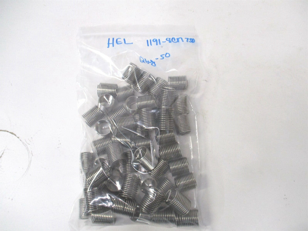 Heli-Coil (1191-8CN750) 1/2-20 304 SS Standard Free Running Inserts - Pack of 50