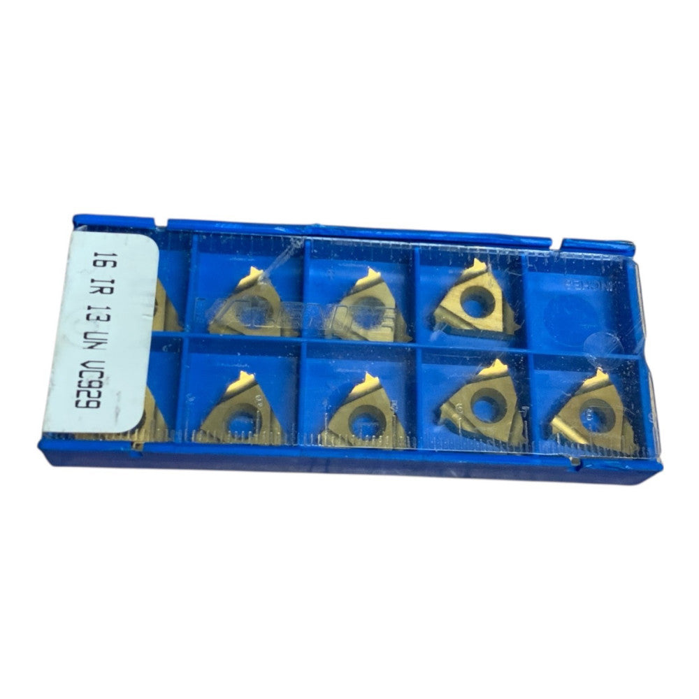 (9) VALENITE 16 IR 13 UN VC929 Carbide Indexable Laydown Threading Insert